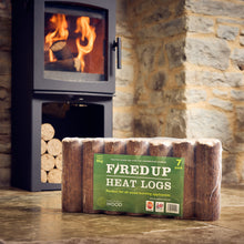 Fired Up Heat Log Pallets